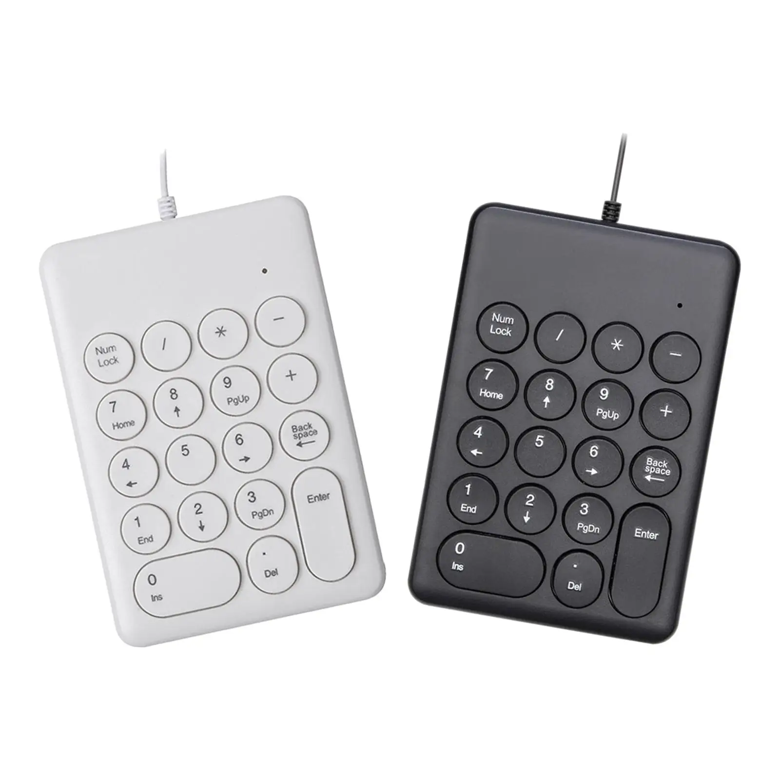 USB 18 Keys Numpad Keyboard for Financial Accounting Anti Slip Compact Quiet Touch Stylish Comfortable Plug and Play Easy Carry