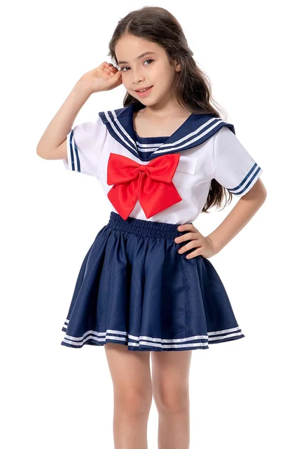 Buy ElibelleClassic Japanese School Girls Sailor Dress Shirts Uniform Anime  Cosplay Costumes with Socks set Online at desertcartINDIA