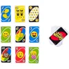 Games UNO: Emojis Card Game Family Funny Entertainment Board Game Fun Poker Playing Cards Kids Toys Gift 5