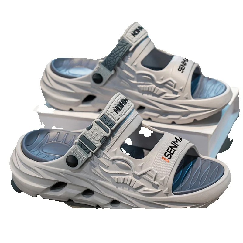 Unbeatable Quality Semir Slippers Men In Summer, Non Slip Odor Proof Sports Dual-use Driving Sandals For Men, Height Increasing And Water_voghion.com