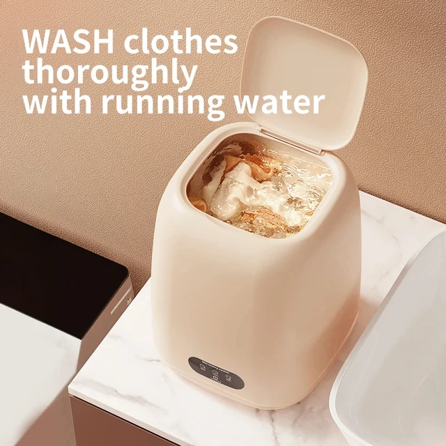 Small Washing Machine for Underwear Children's Clothes mini Washer fully automatic Portable Washing Machine with Spin Dryer 220V 1