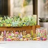 1Roll 2M landscaping theme handbook Tape Larger than Nature PET  Adhesives material plant Wordsbottoming collage DIY 40mm*2m 2