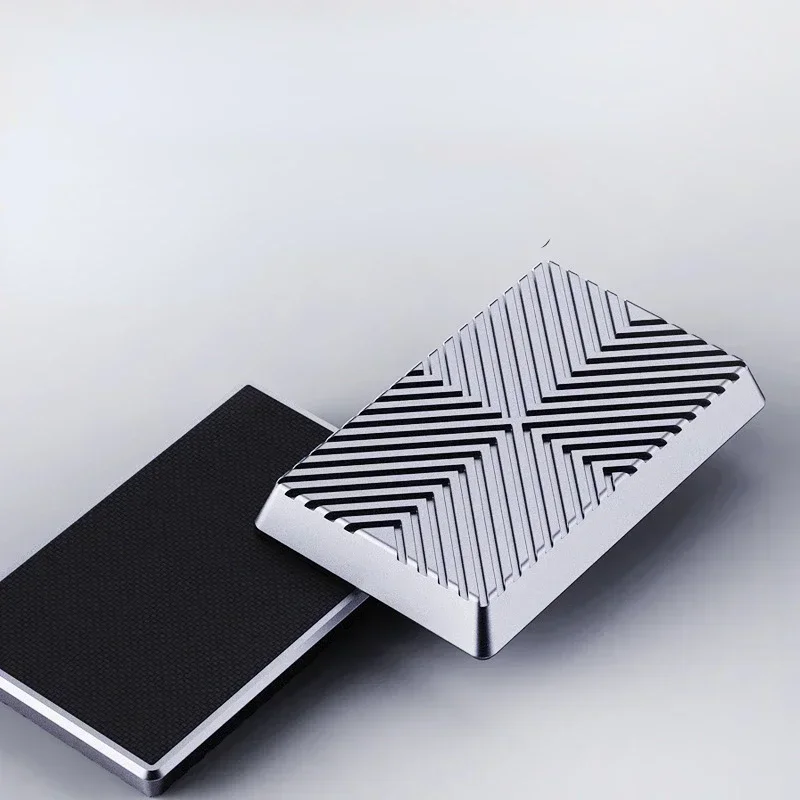 Magnetic Push Card Anti-Stress Mechanical Slider toy Pushing Plate Sensory Toy Cool Things Punnk Stress Relief Toys EDC Adults