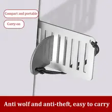 Portable Safety Latch For Travel Anti Theft Metal Lock Hotel Door Jammer Latch Device Apart Security Door Lock Punch-free