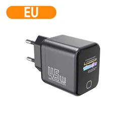 45W GaN Fast Charging Phone Charger with AI Intelligent Screen Display - EU