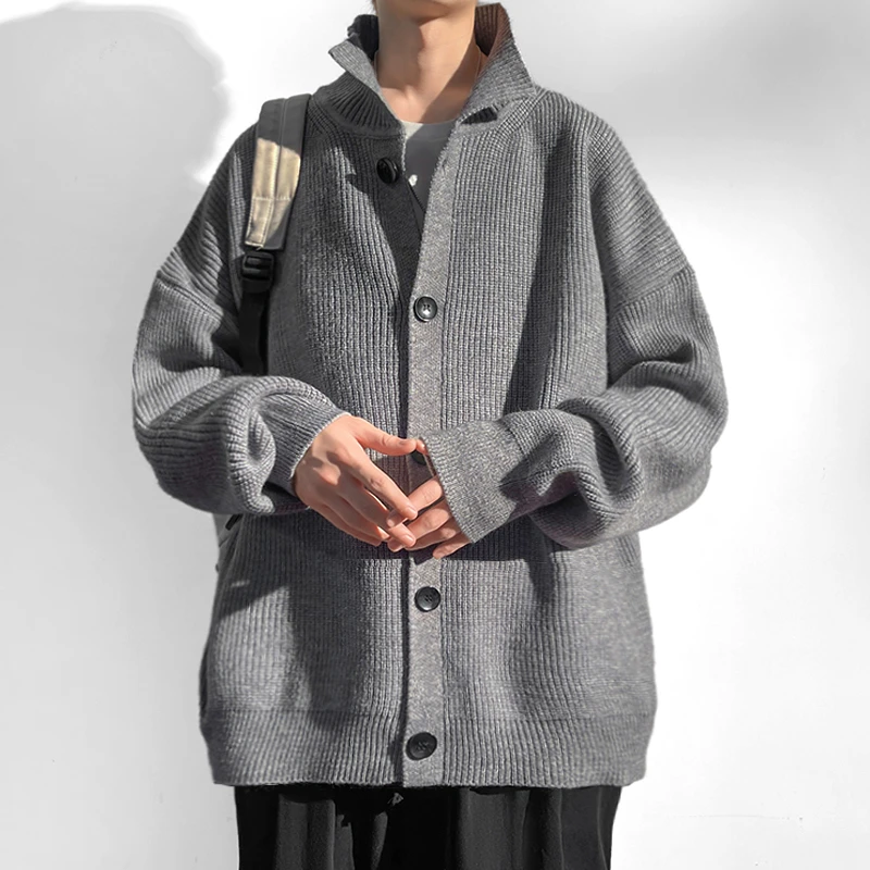 

Винтажная Мужская зимняя водолазка, свитер, трикотажная верхняя одежда, модная одежда оверсайз, повседневный джемпер для мужчин