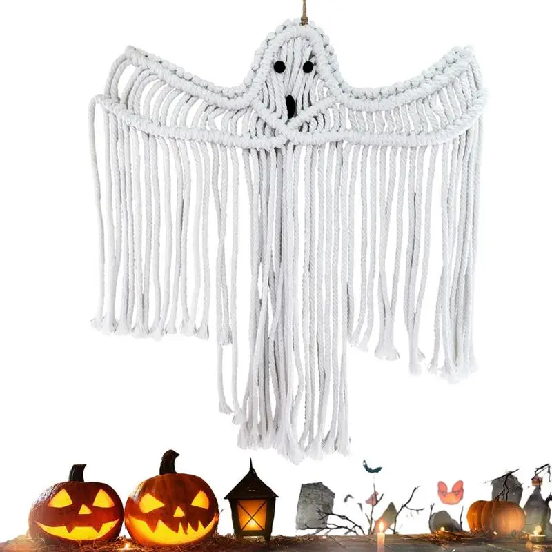 

Halloween Ghost Decor Portable Halloween Ghost Pendant Decor Reusable Halloween Flying Ghosts Ornament Multifunctional