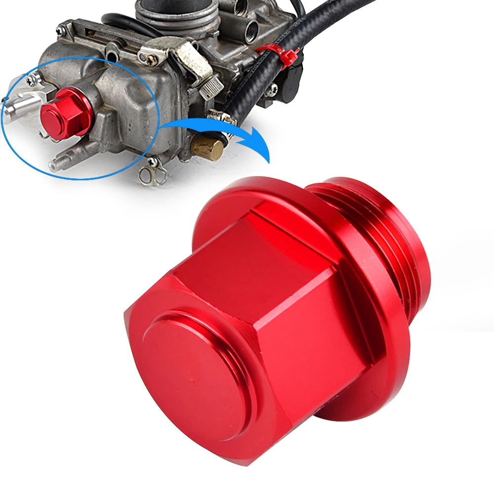 Für Honda CRF150R CRF250R CRF250X CRF450R CRF450X Yamaha YZF Suzuki RMZ Kawasaki KX KLX KTM EXC Vergaser Carb Sumpf Ablauf Stecker – Detail 1