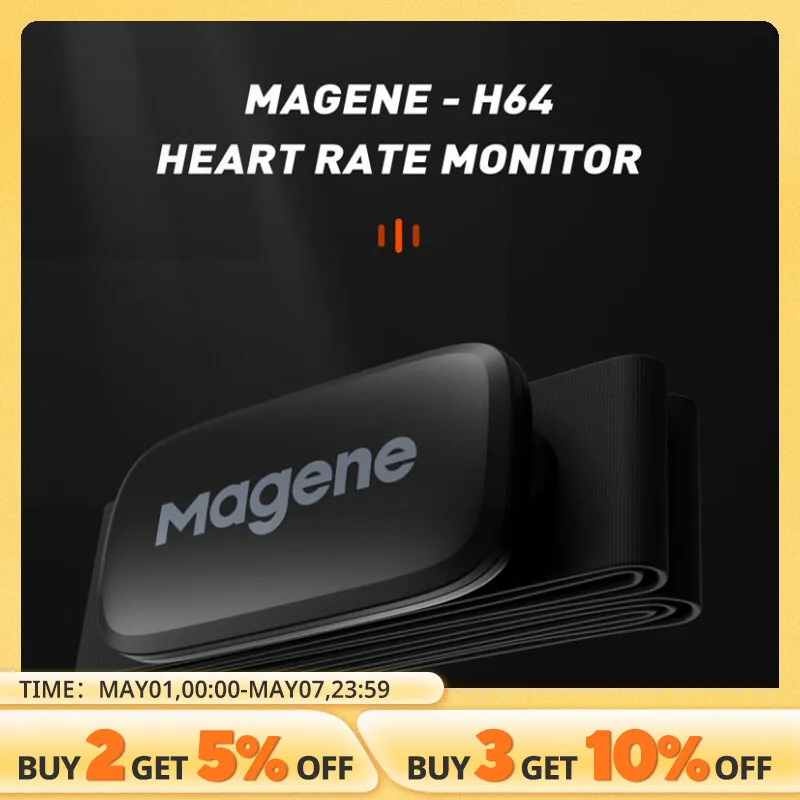 Magene-Monitor-de-ritmo-card-aco-H64-Sensor-de-modo-Dual-ANT-Bluetooth ...