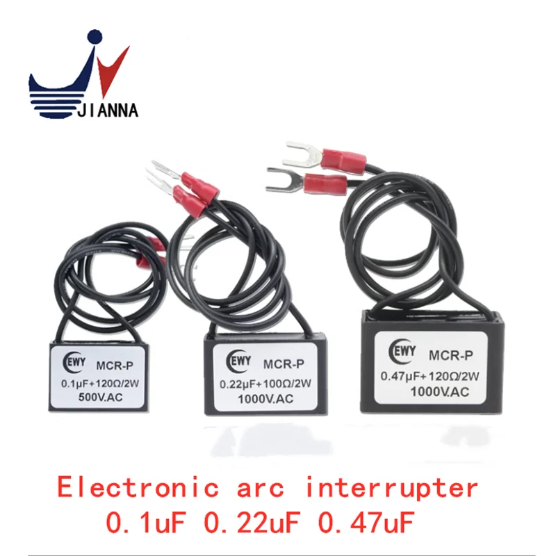 Mcr-P Interruttore Elettronico Rc Rc Assorbitore 0.47Uf 275V Soppressione Delle Sovratensioni Eliminatore Di Scintille 100R 120R 150R 200R 220R