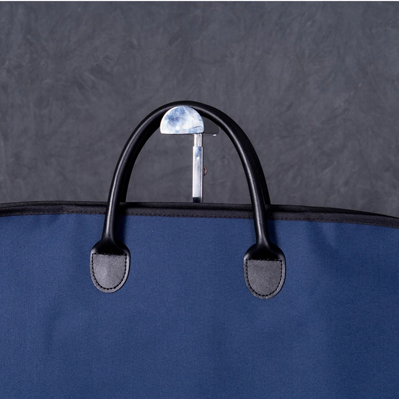 럭셔리 옥스포드 헝겊 의류 가방 지퍼가 달린 옷장 보관 주최자 정장 드레스 코트 의류 운반 커버 비즈니스 여행 커버