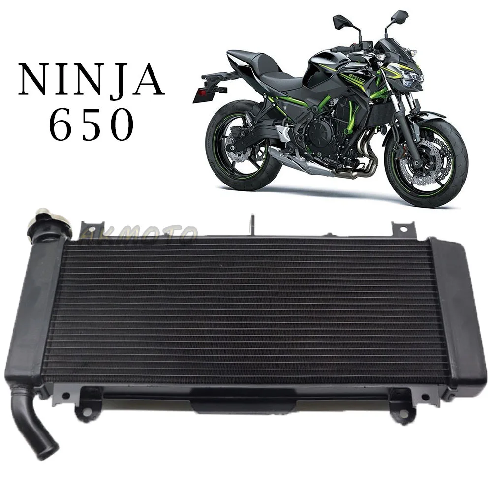 

Motorcycle Engine Radiator Water Cooling System For KAWASAKI Ninja650 Z650 EX650 Ninja 650 2017 - 2022 Aluminum Accessories