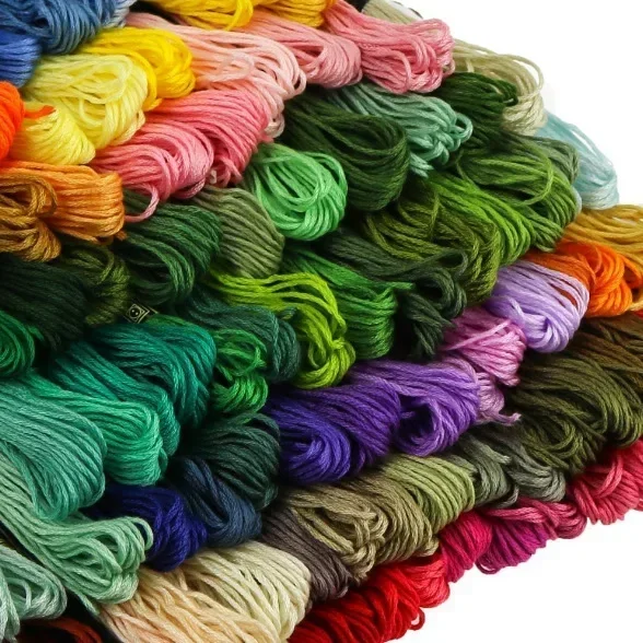Embroidery thread Cross Stitch Thread 50/100/150/447 Colors for DIY Sewing Needlework Handicrafts