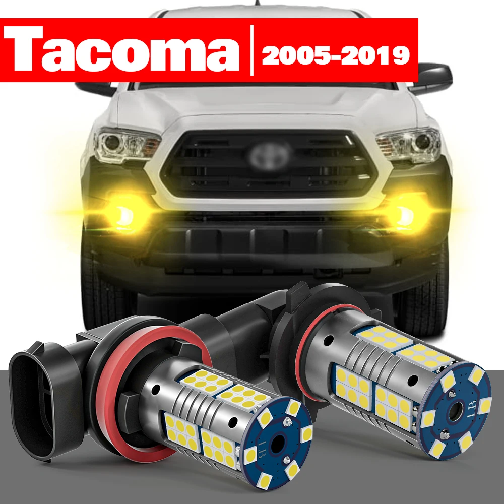 

For Toyota Tacoma 2005-2019 2pcs LED Fog Light Accessories 2006 2007 2008 2009 2010 2011 2012 2013 2014 2015 2016 2017 2018
