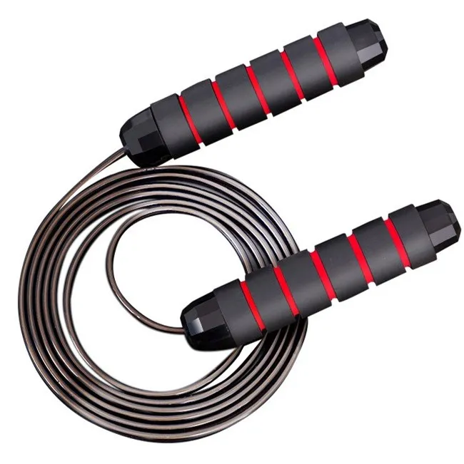 

Bases new design steel wire cord custom skipping speed jump ropes with private logo fitness Accessories