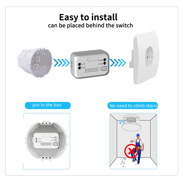 Interruttore RF Senza Fili 433MHz - Telecomando Per Luci E - Foto 2