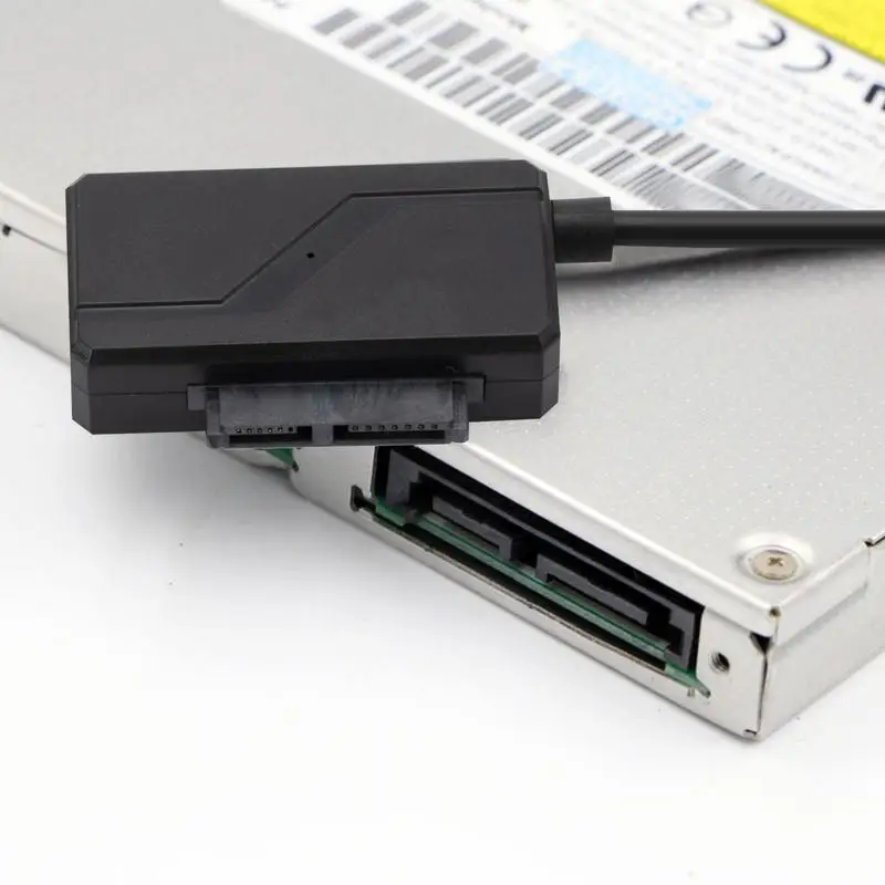 광학 드라이브 어댑터 케이블 HDD SSD 어댑터 컨버터 케이블, 컴퓨터 및 ROM 드라이브 간 연결, USB2.0