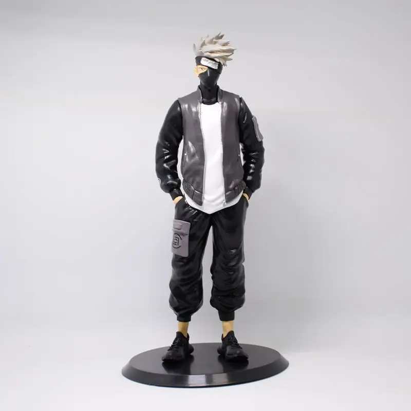 

30m Naruto Anime Figure Hatake Kakashi Trendy Clothes Action Figures Statue Ornaments Collection Desktop Model Doll Gift Toys