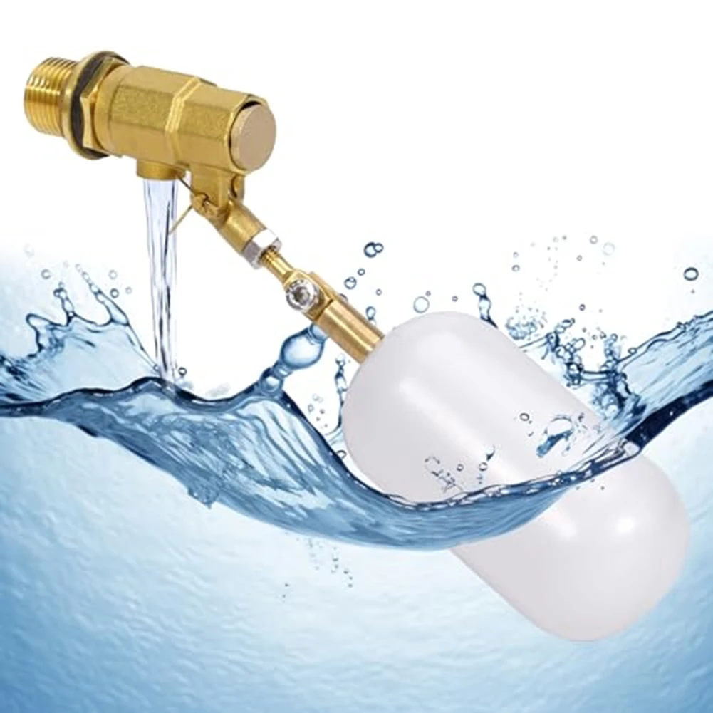 12 Inch Float Valve For Livestock Tank For Pond With Plastic Brass Build And Leak Proof Adjustable Rotation Valve