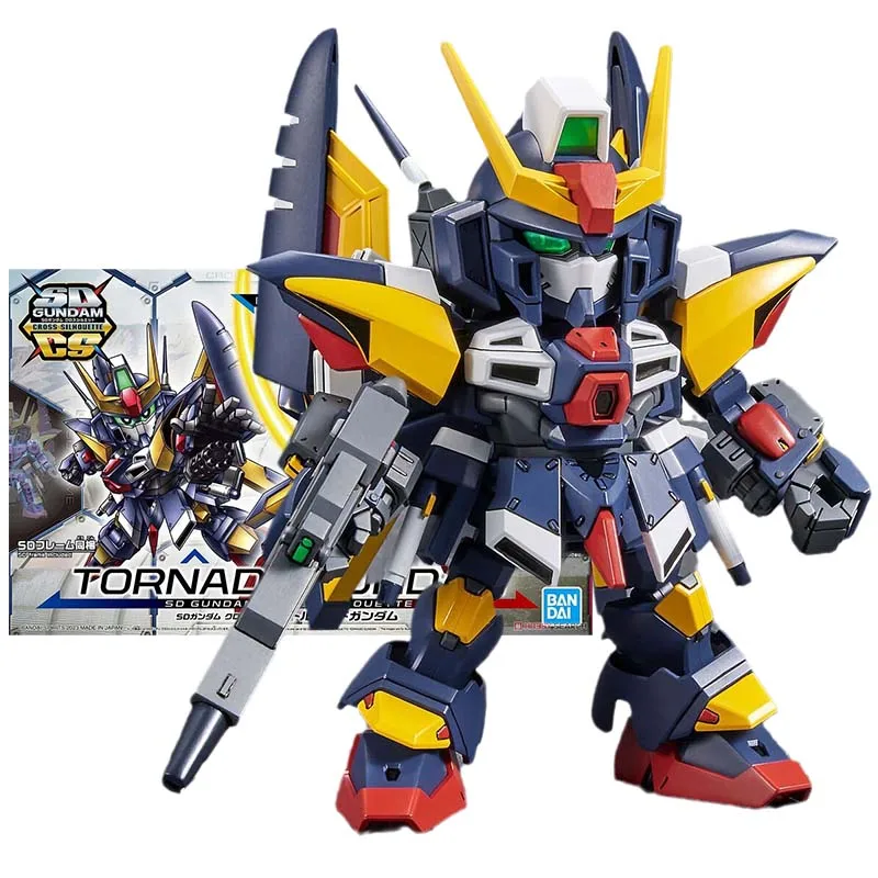 

Bandai Figure Gundam Model Kit Anime Figures SDCS BB Tornado Mobile Suit Gunpla Action Figure Toys For Boys Children's Gifts