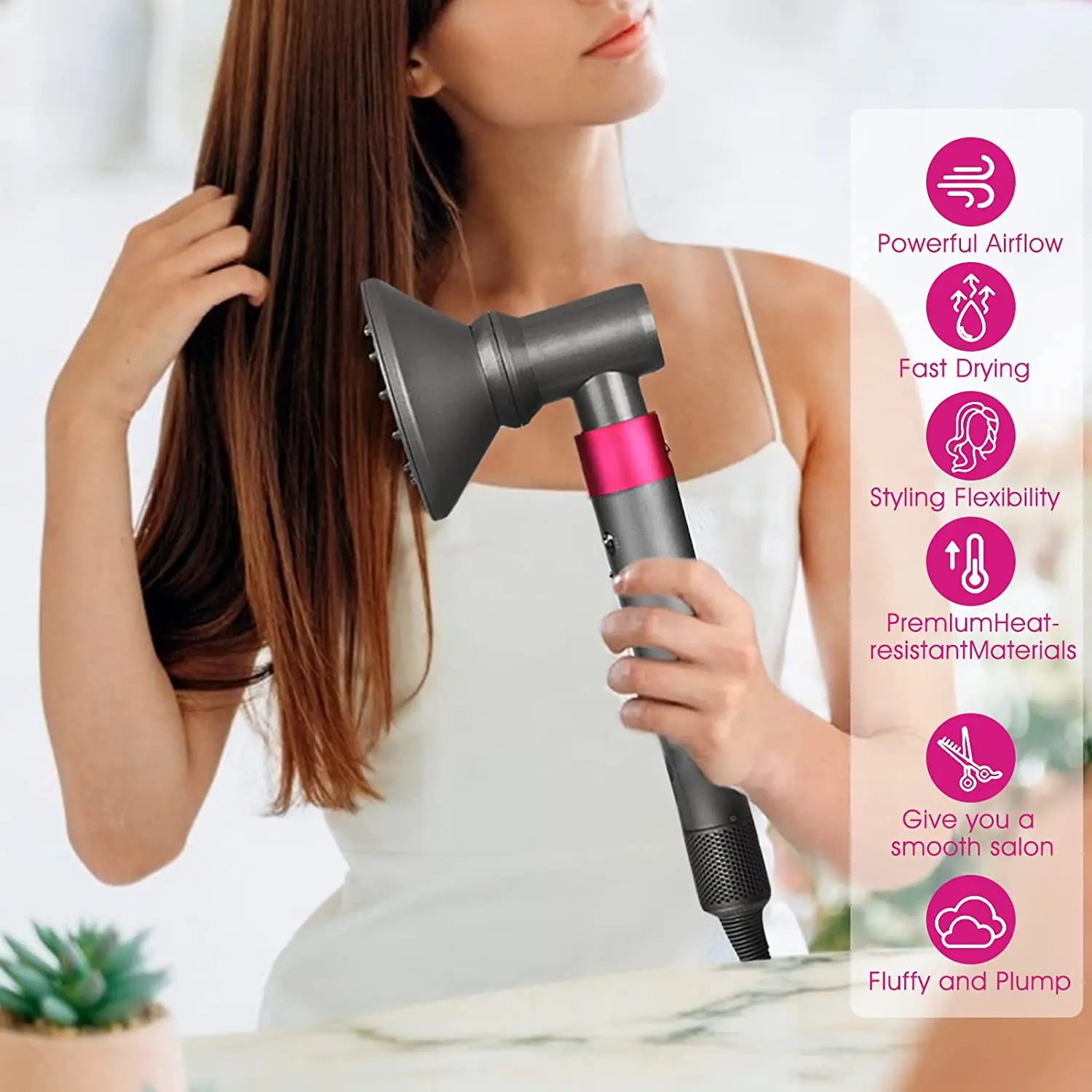 Diffuser and Adaptor for Dyson Airwrap Styler Attachments, Converting Your Air Wrap Curling