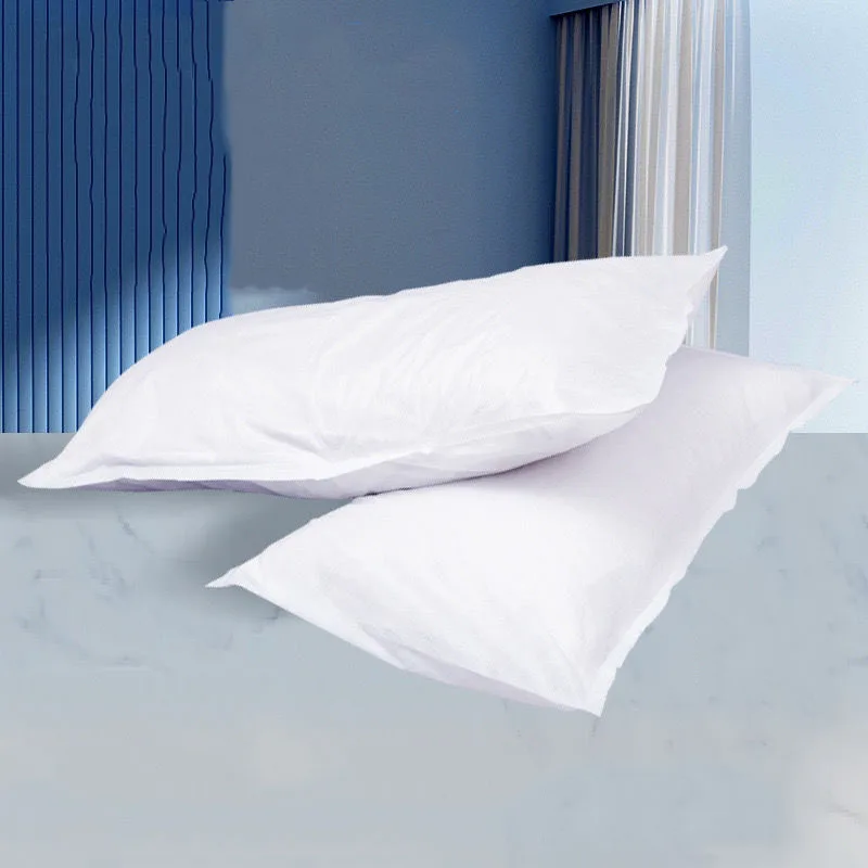 Description Picture 6 of item20 Pcs Disposable Pillow Case Thicker Soft Summer Portable Travelling Household Hotel Antibacterial Anti-Mite Breathable Cozy
