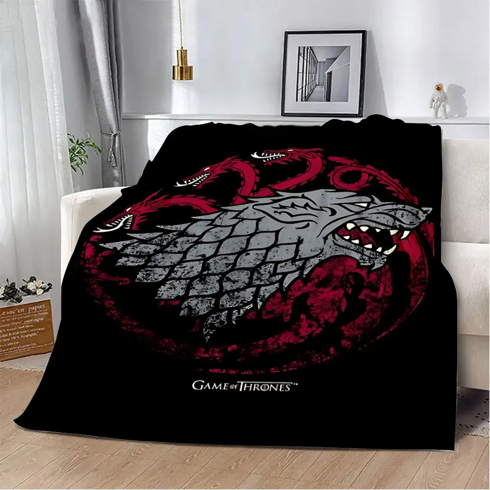 Movie House of The Dragon Print Printed Blanket Picnic Blankets Warm Blanket Soft and Comfortable Blanket Home Travel Birthday 2
