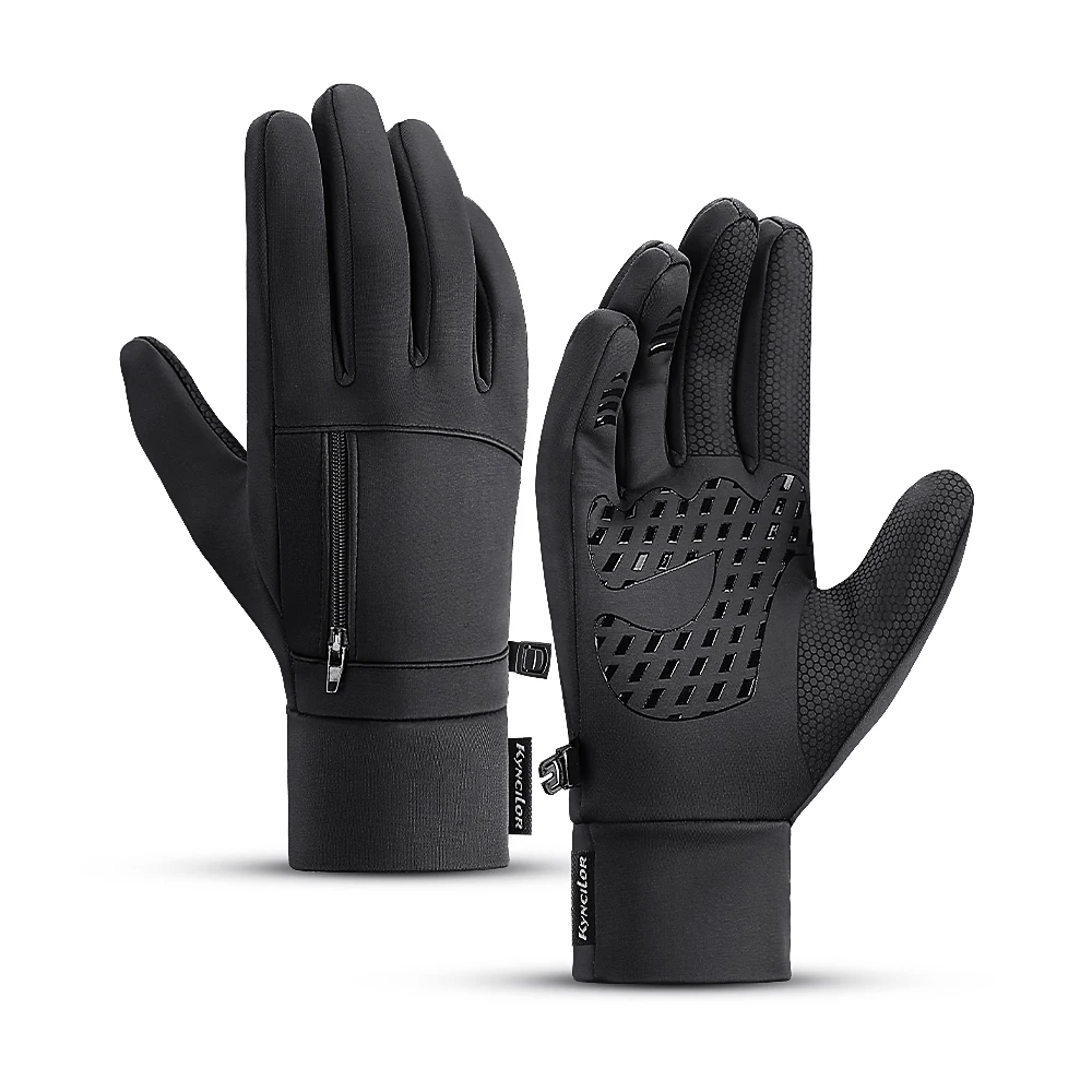 

NEW Winter Men Women PU Leather Cycling Glove Waterproof Resistant Bike Gloves Non-Slip Motorcycle Gloves Guantes Mtb Enduro