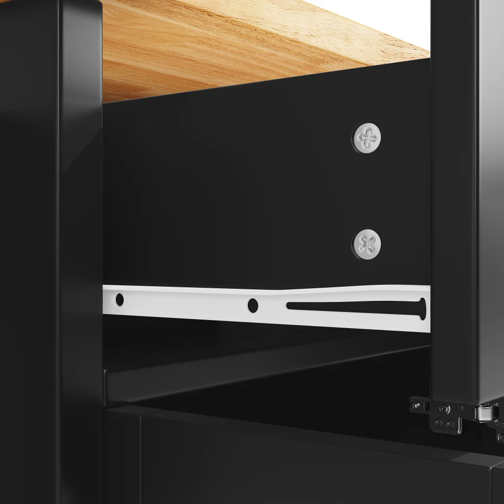 Hochwertige Kücheninsel, multifunktionaler Servierwagen mit großem Stauraum, mobiler Buffetschrank, Küchenwagen – Detail 34