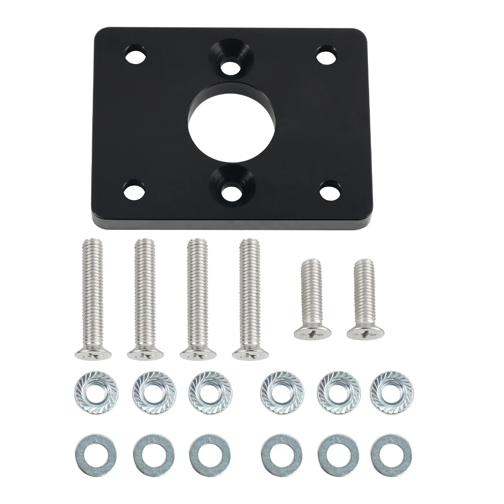 High-Quality and Durable Black Brake Booster Eliminator Delete Adapter Plate For Honda Civic Integra