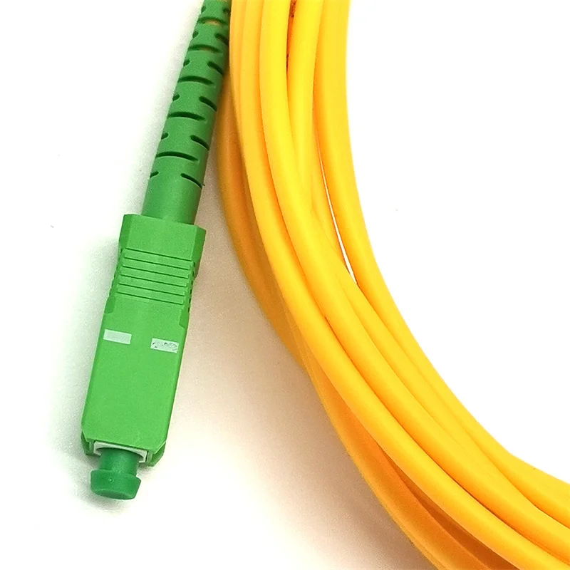 Fiber Patch Cord SC/APC-SC/APC Single Mode 3.0mm FTTH Fiber Optic Cable for Internet Jumper Cable 2M 3M 5M 15M Optical fiber optic cable