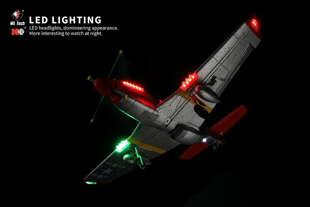 WLtoys XK A280 RC 飛行機 2.4 グラム 4CH P51 WLtoys XK A280 RC 飛行機 2.4 グラム 4CH 3D6G モード航空機
