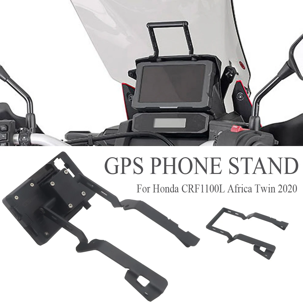 

Motorcycle Front Phone Stand Holder Smartphone Phone GPS Navigaton Plate Bracket For HONDA CRF1100L Africa Twin CRF 1100 L 2020