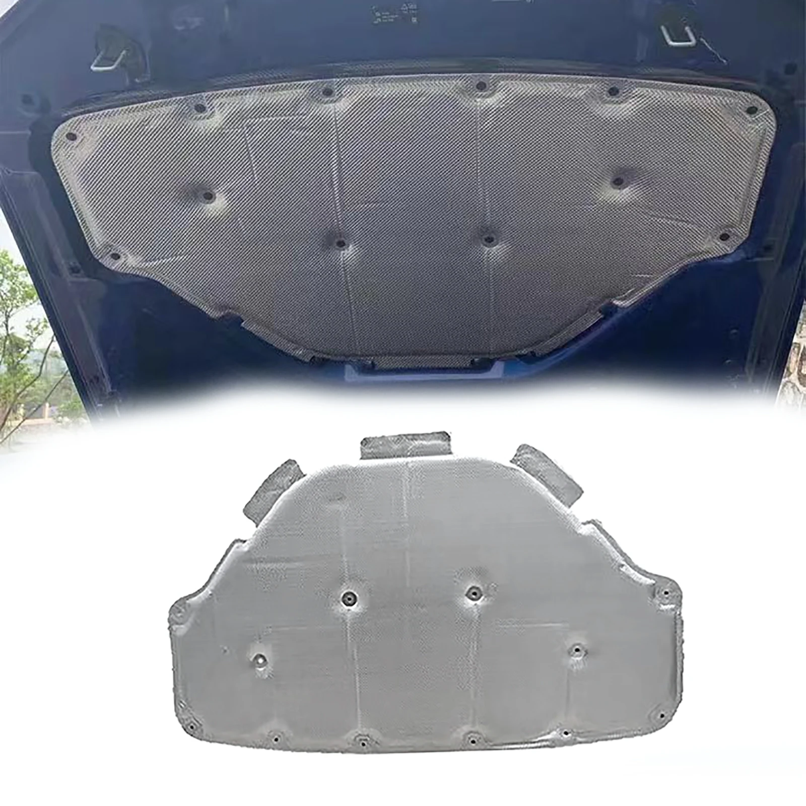 Car Front Hood Sound Heat Insulation Pad Mat Engine Noise Proof Insulation Pad for BMW 3 series G20 G28 sound proof mat sound insulation mat soundproofing cotton sound deadener mat heat insulation mat sound insulation cotton