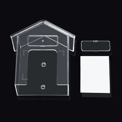 Smart Home Transparent Waterproof Doorbell Cover (Transparent)
