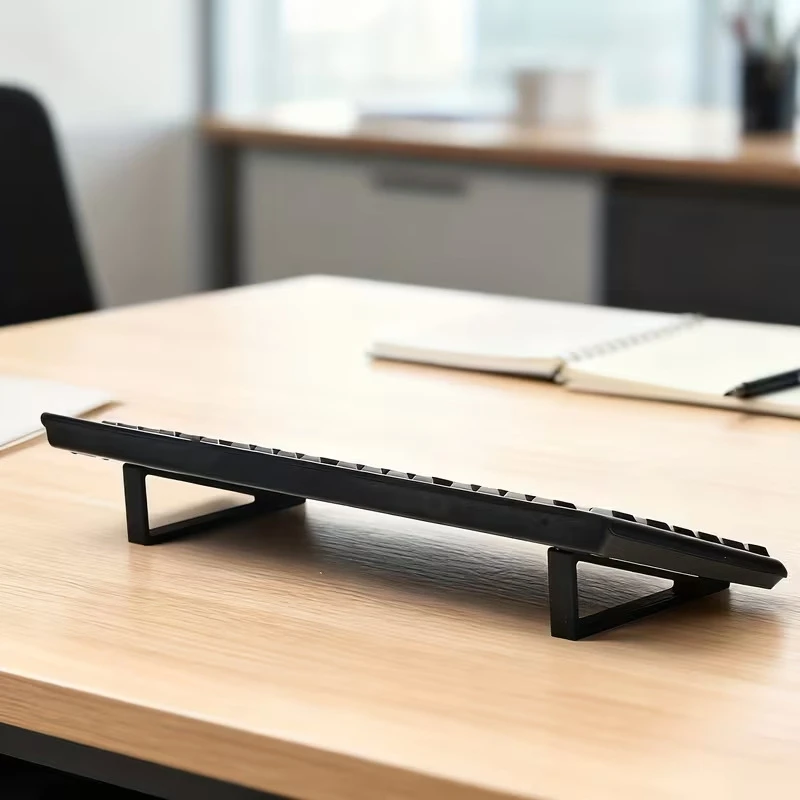 1쌍/2쌍 휴대용 키보드 받침대, 높이 조절 가능한 키보드 각도 플라스틱 컴퓨터 키보드 라이저 액세서리 모니터 홀더