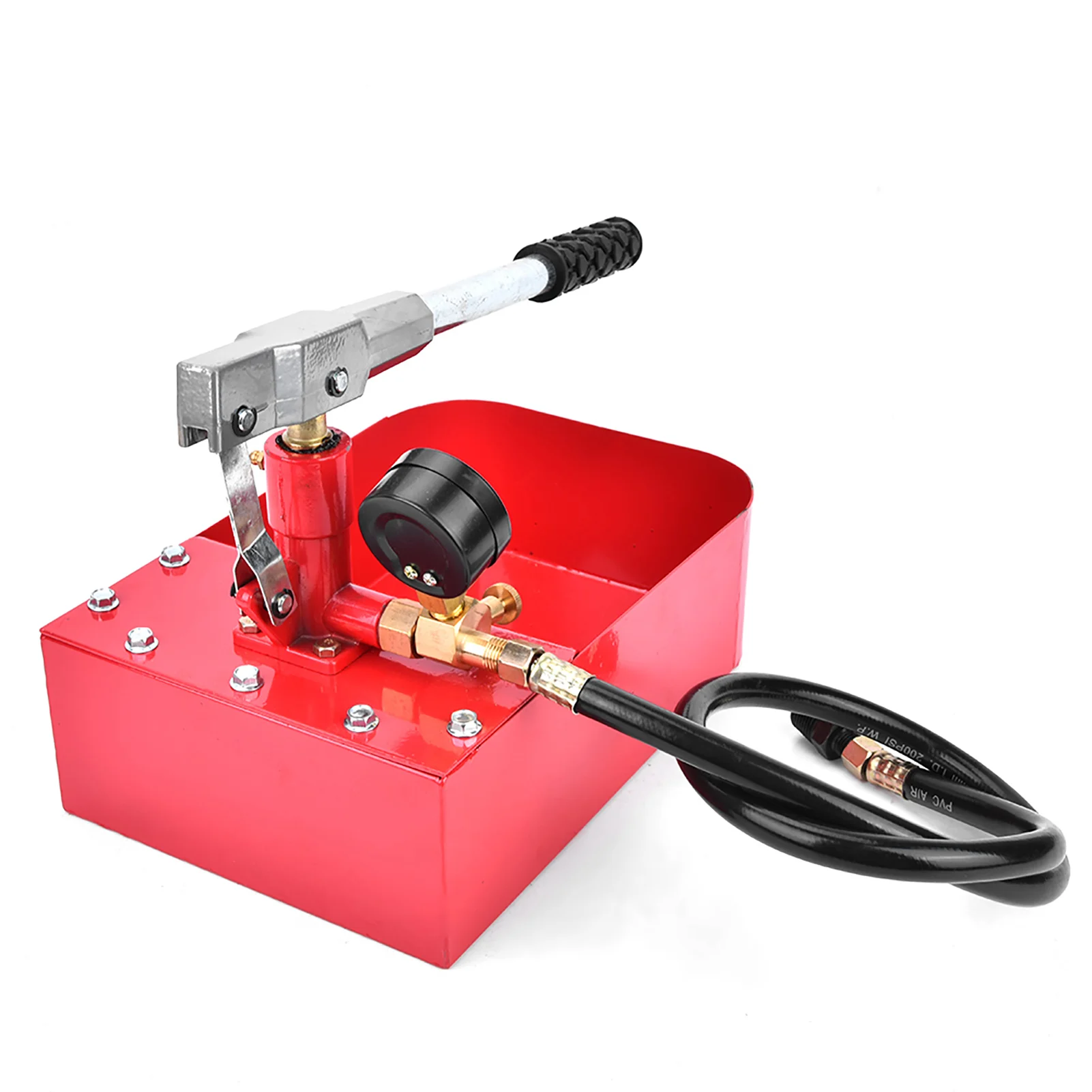 Practical 1000PSI Manual Pressure Test Pump High Quality Durable Pipe Pressure Testing Tool for Construction Chemical Industry