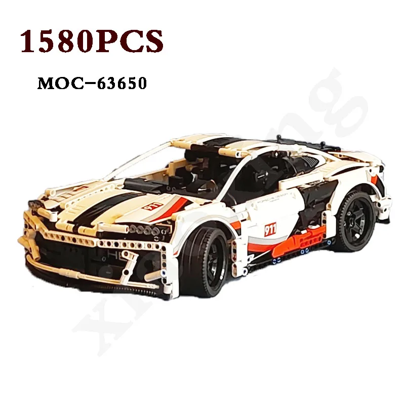 

MOC-63650 Racing R8 Coupe 42096 B Model 1580PCS Building Blocks Adult MOC Assembly Building Blocks DIY Gifts Christmas Gifts