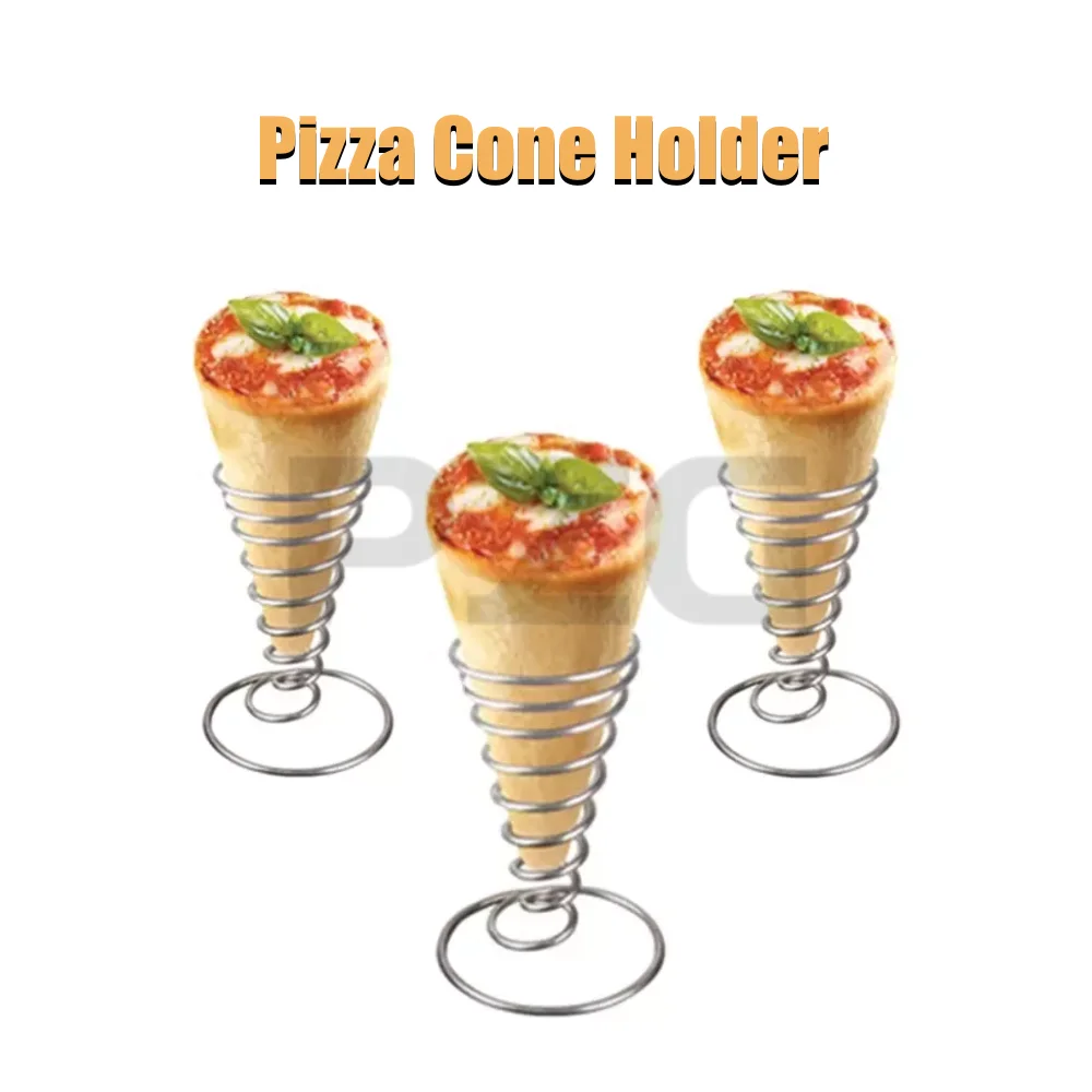 304 Food Grade Stainless Steel Pizza Cone Stand Supportor Ice Cream Cone Pizza Holder Stand Holder Made