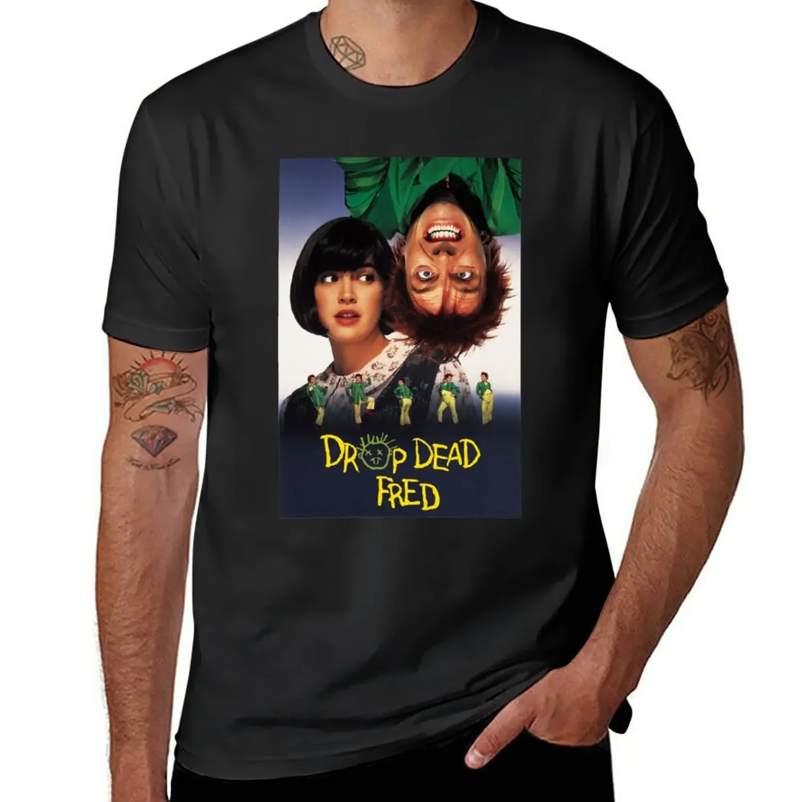 

Drop Dead Fred T-Shirt Blouse summer clothes sweat mens white t shirts