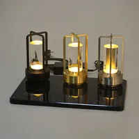CE&Rohs Aluminum Restaurant Atmosphere Table lamp Bar USB Charging Desk Lamp Waterproof USB Charging Touch Switch Decoration 1
