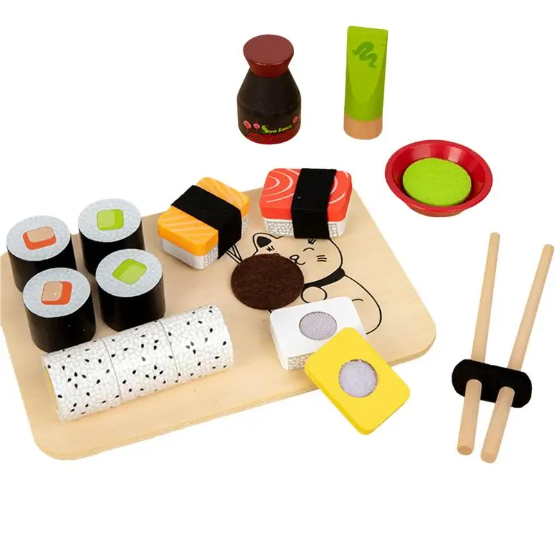 Children's Pretend Kitchen Food Toys Mini Sushi Set For Kids