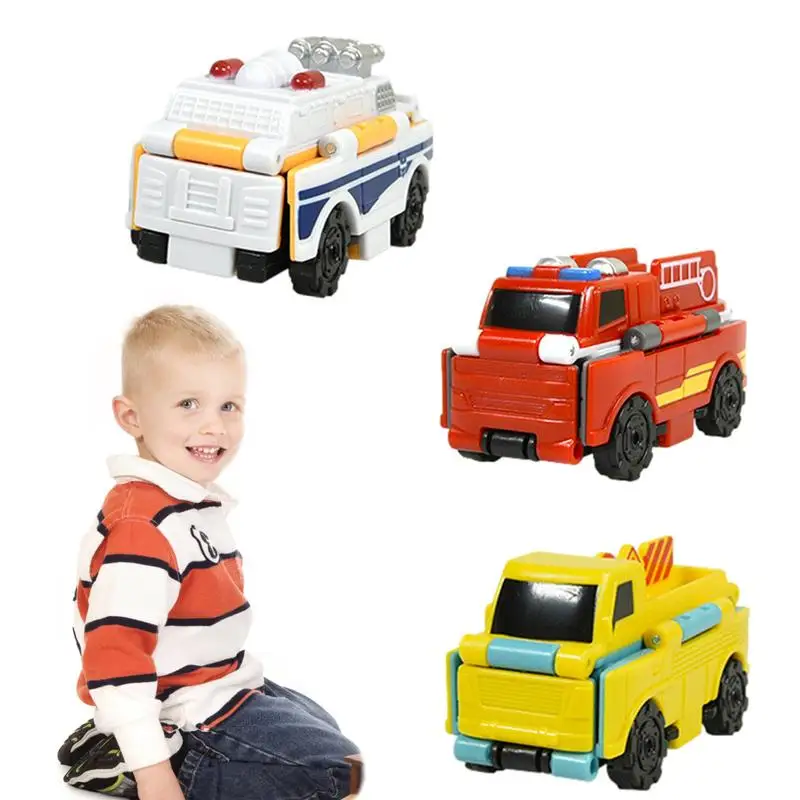 

Мини-трансформер для детей и дошкольников, машинки-трансформеры для мальчиков и девочек, игрушечные машинки для увеличения родителей и детей