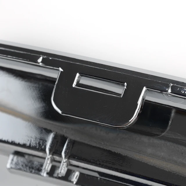 Griglia Radiatore Centrale Per Jeep Grand Cherokee 2014-2015 - Nero ABS - Design Aggiornato Per Paraurti Anteriore