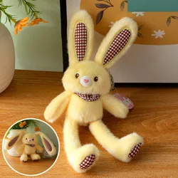 Colorful Kawaii Rabbit Plush Toy - Soft and Cuddly Bunny Doll Gift (YELLOW)