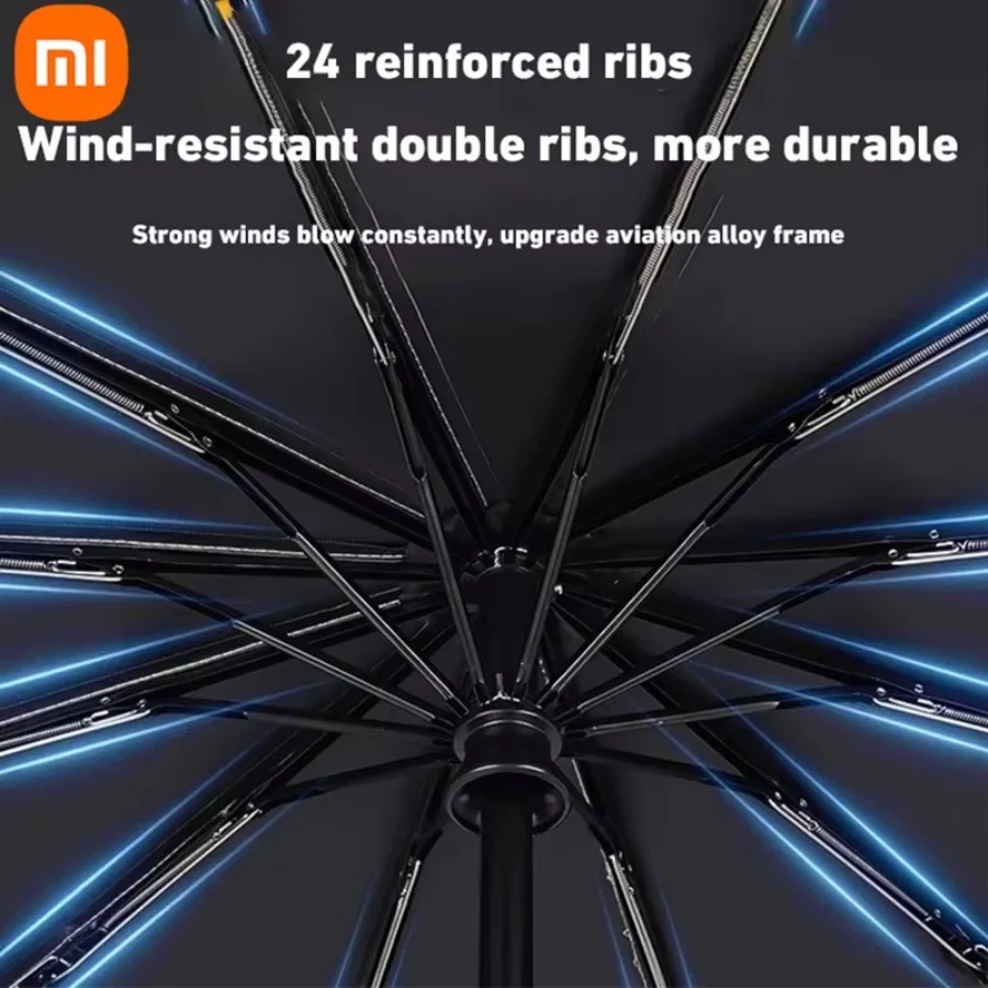 Ultraviolet-proof Umbrella , Large 106 CM Windproof 24 Bones Automatic Folding Umbrella,Sunshade Sunny and Rainy Umbrella