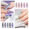 Limeigirl—27Pcs manicure set new laser powder magic mirror effect manicure glitter powder 10 pieces of nail polish glue tool set 6
