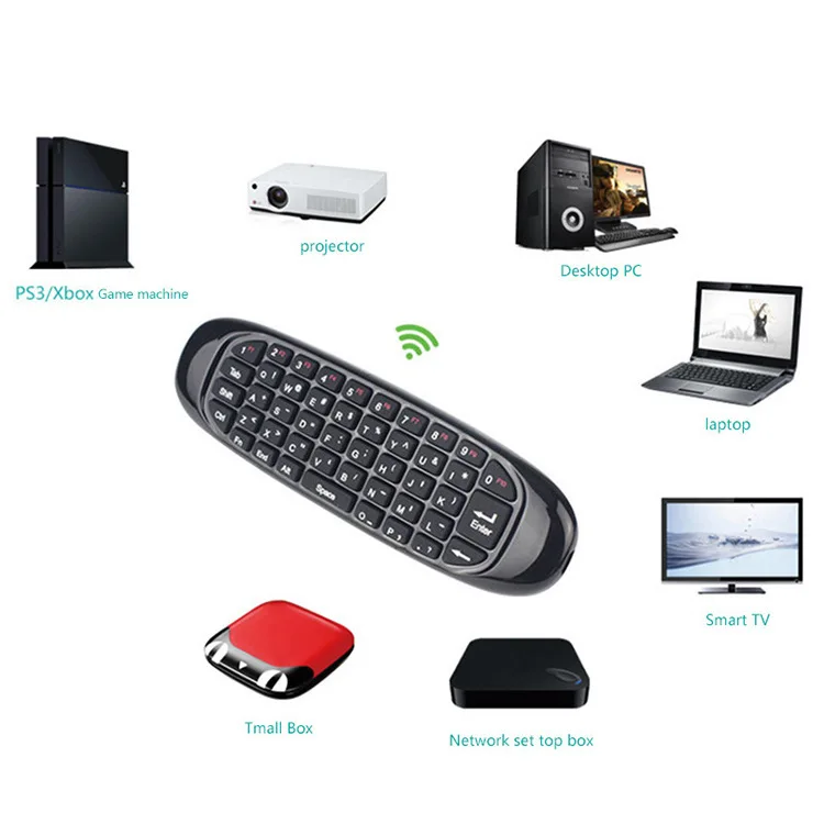 M8 Air Mouse met Mini toetsenbord & Voice