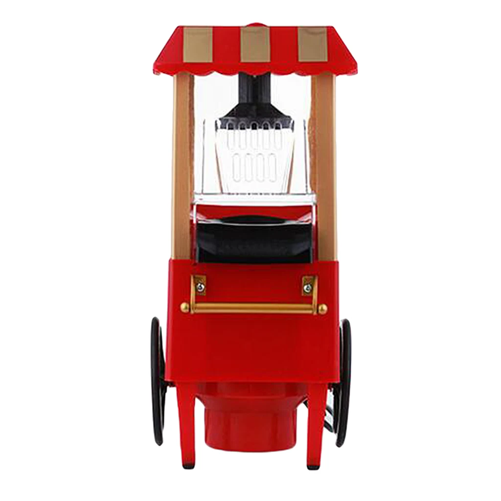220V Popcorn Machine Small Mini Electric Carnival Popcorn Maker 1100W Corn Making Machine For Household DIY Corn Popper EU Plug