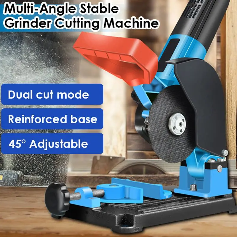 Angle Grinder and Electric Drill Cutting Stand Drill Stand Fixed Bracket Holder Cutting Machine Hand Power Part Tool Accessory